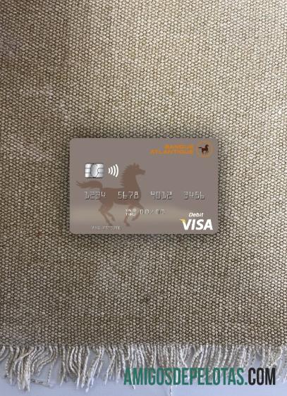 Mali Banque Atlantique Visa Cartão de Débito Photolook Front exemplo real